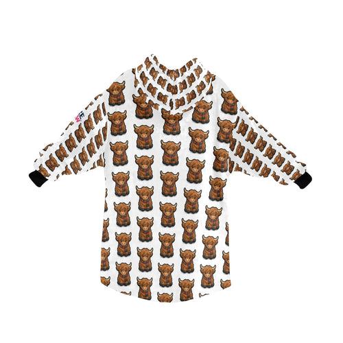 Pure Braw™ Moo Coo  Kids Blanket Hoodie - Kids
