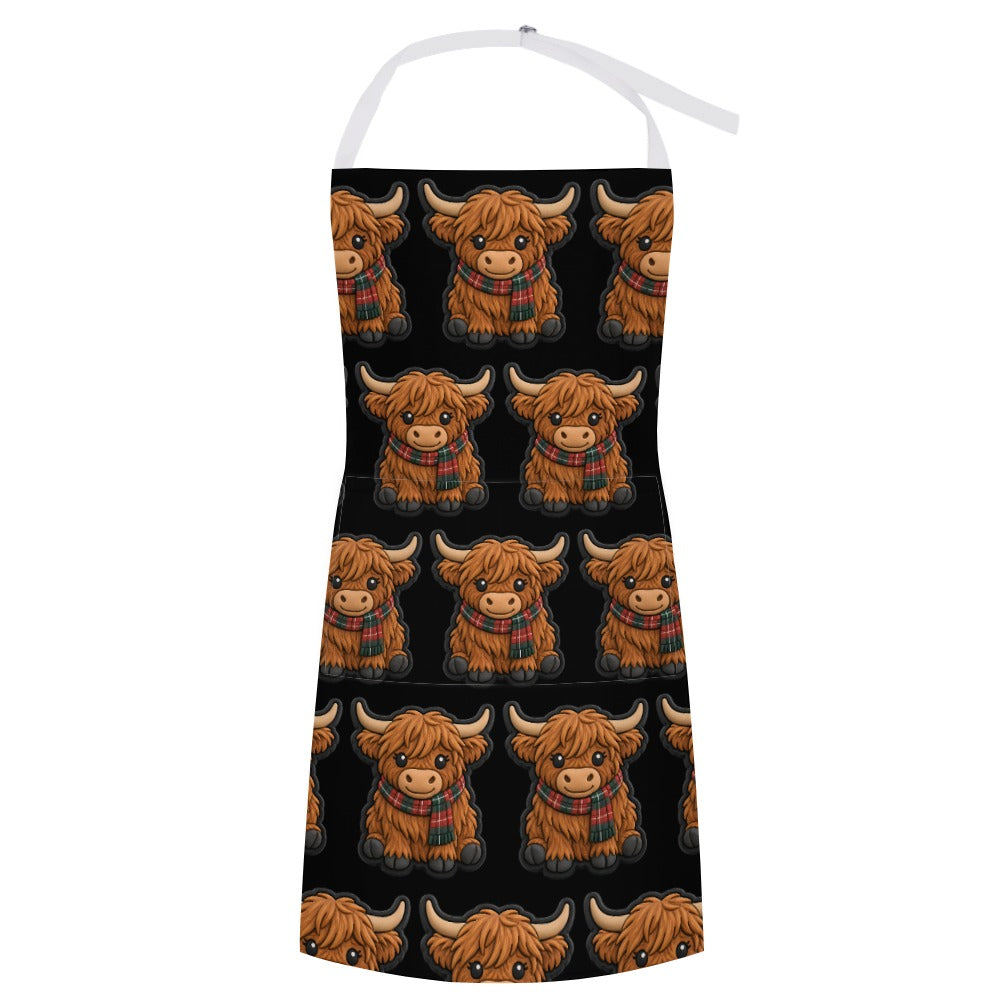 Mc Moo Coo™ Herd of Coos Highland Cow Apron