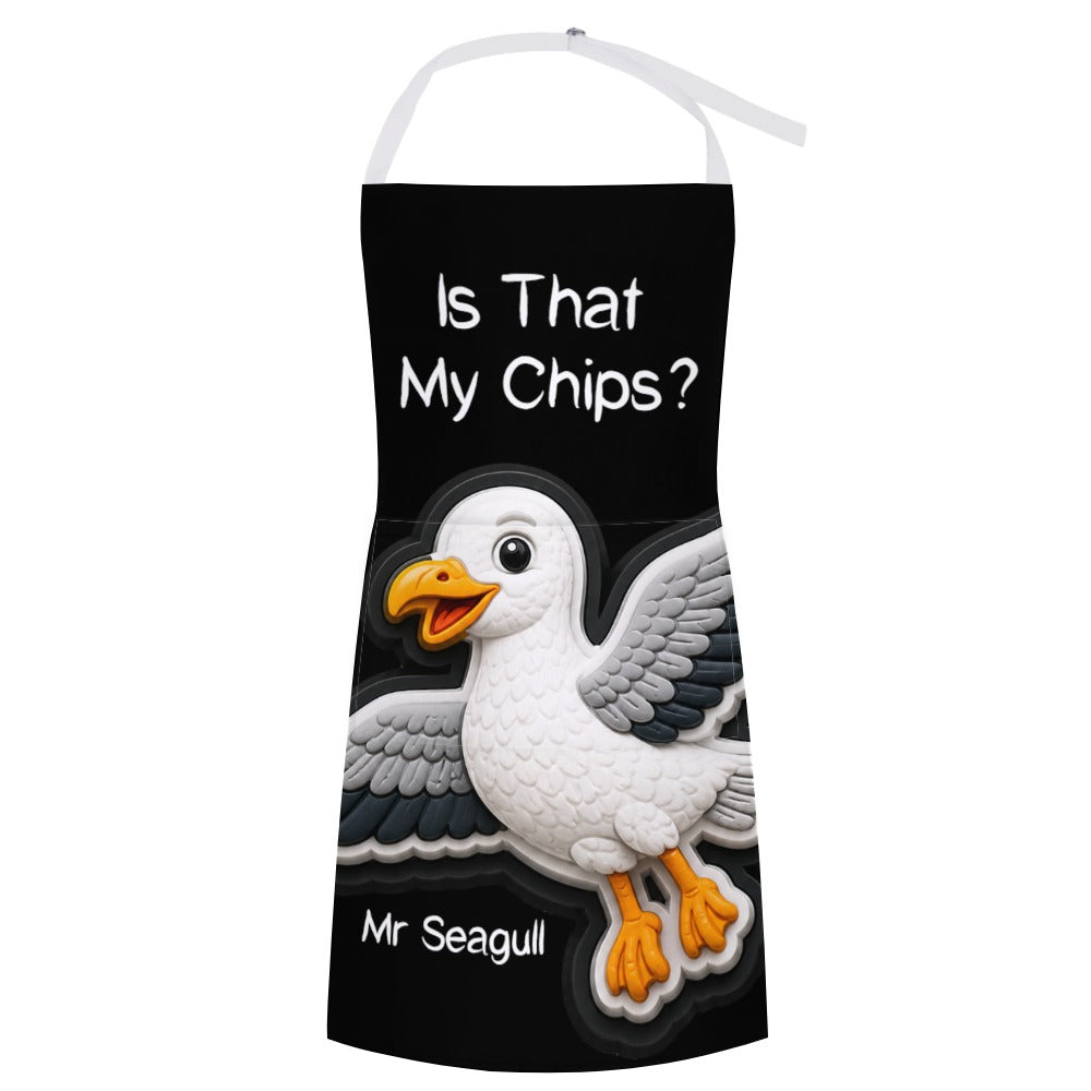 Mr Seagull™ “Is That My Chips?” Apron