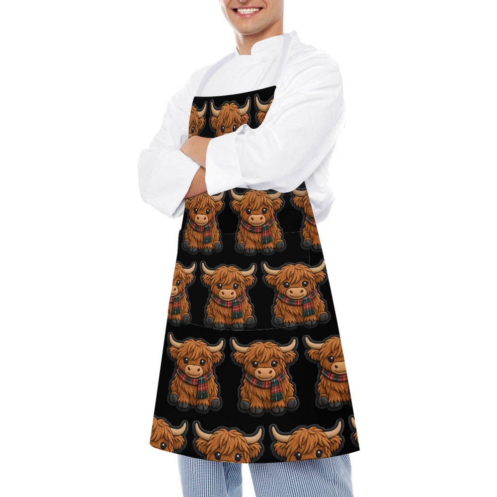 Mc Moo Coo™ Herd of Coos Highland Cow Apron