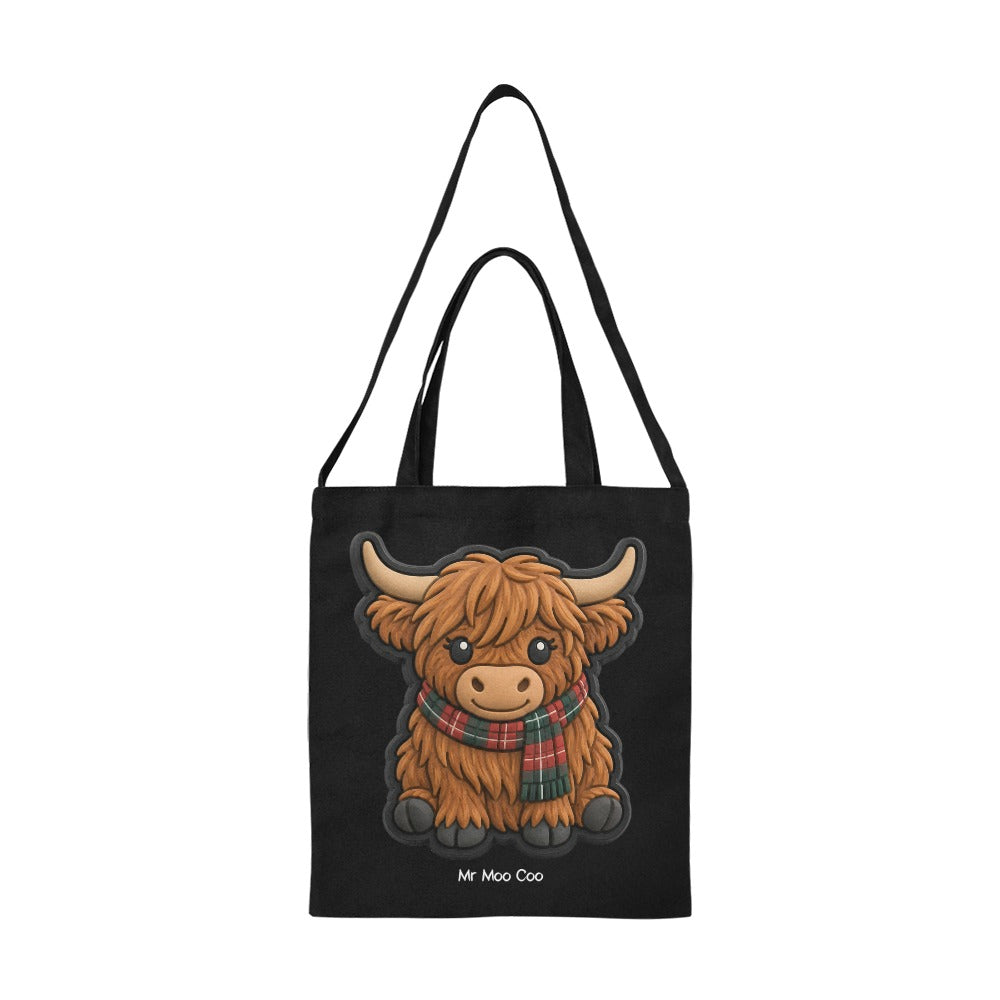 Mc Moo Coo™ Highland Cow Canvas Tote Bag