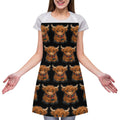 Mc Moo Coo™ Herd of Coos Highland Cow Apron