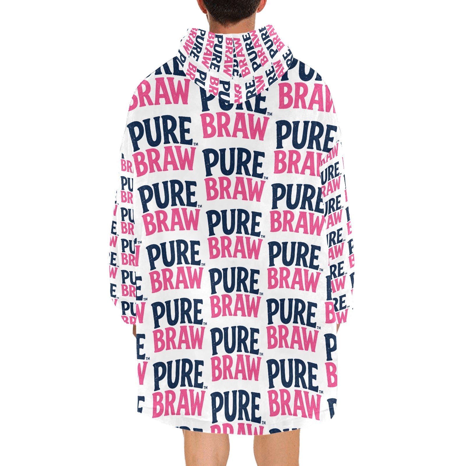 Pure Braw™  Bold Adult Oversized Hoodie Blanket