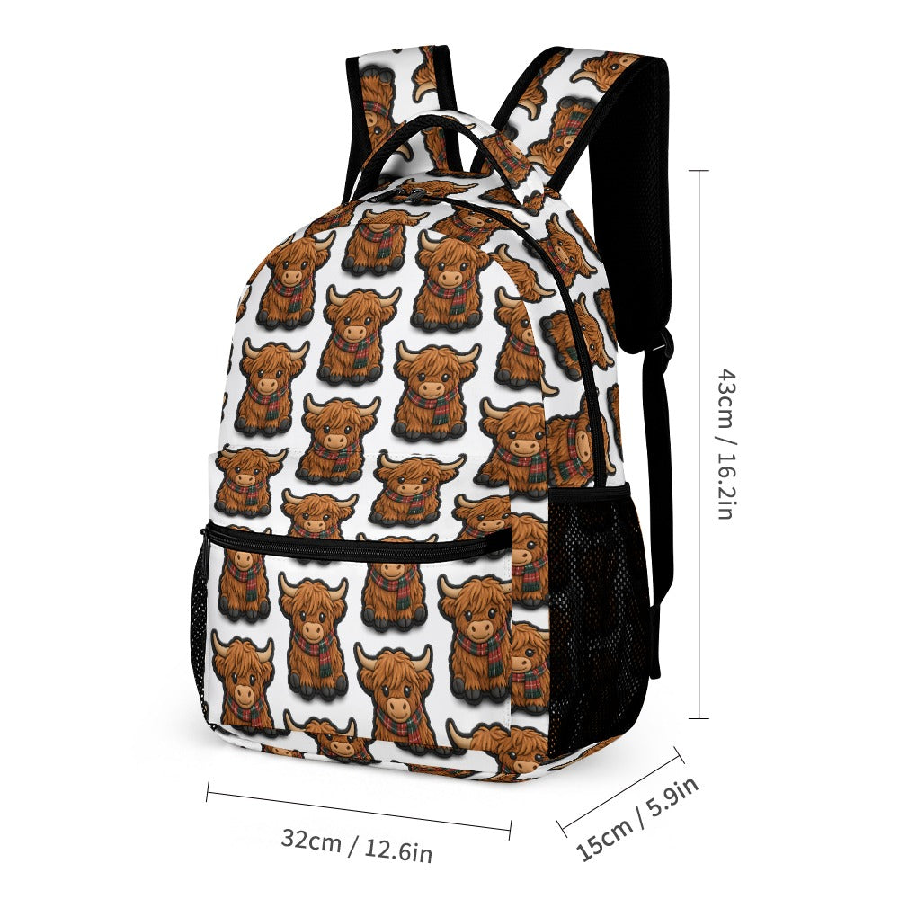 Mc Moo Coo™ 3-Piece School Set – Backpack, Lunch Bag & Pencil Case