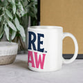 Upgraded full-print white mug