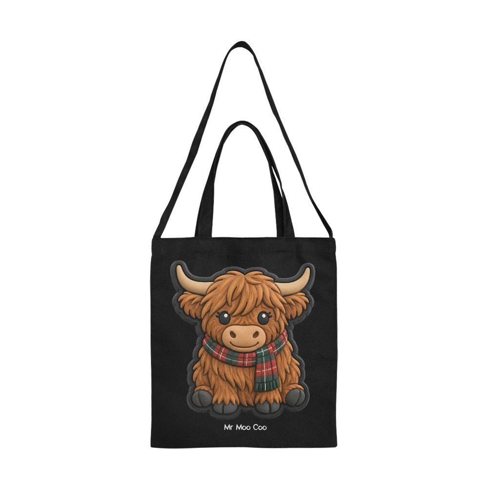 Mc Moo Coo™ Highland Cow Canvas Tote Bag