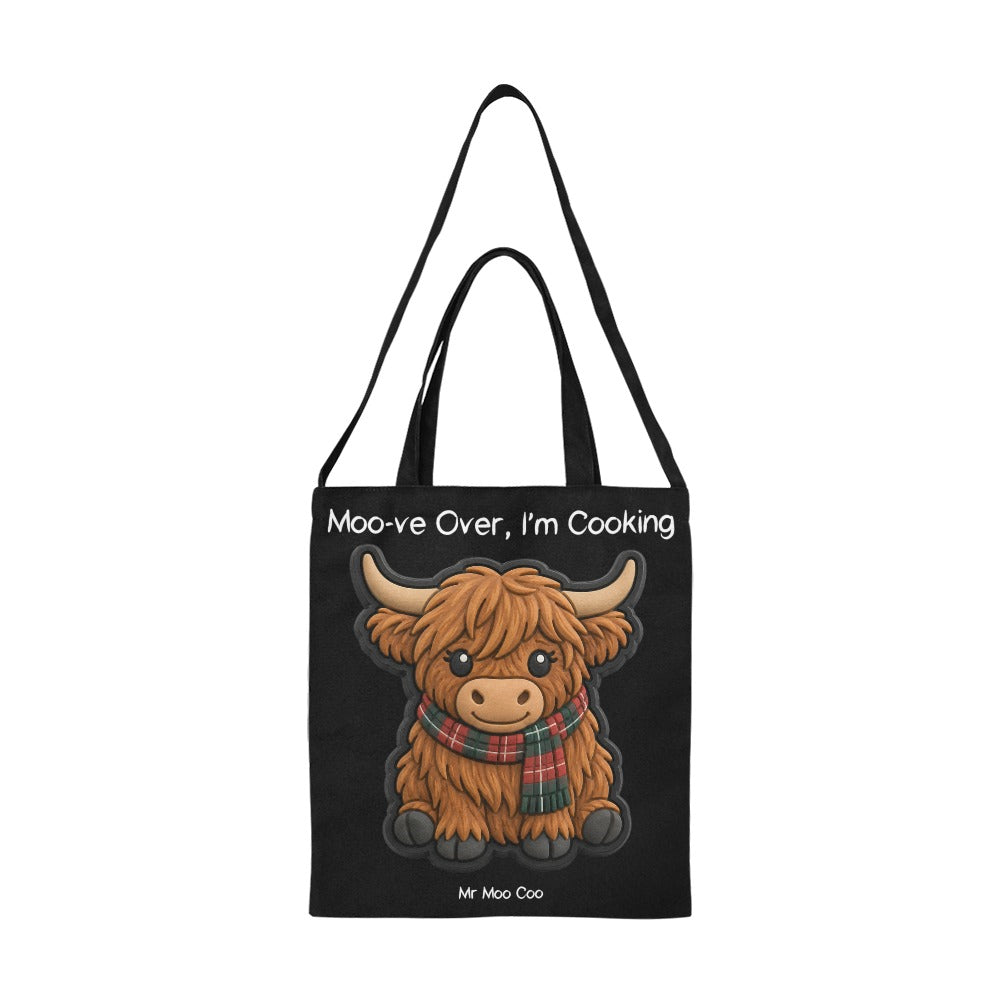 Mc Moo Coo™ Highland Cow Canvas Tote Bag
