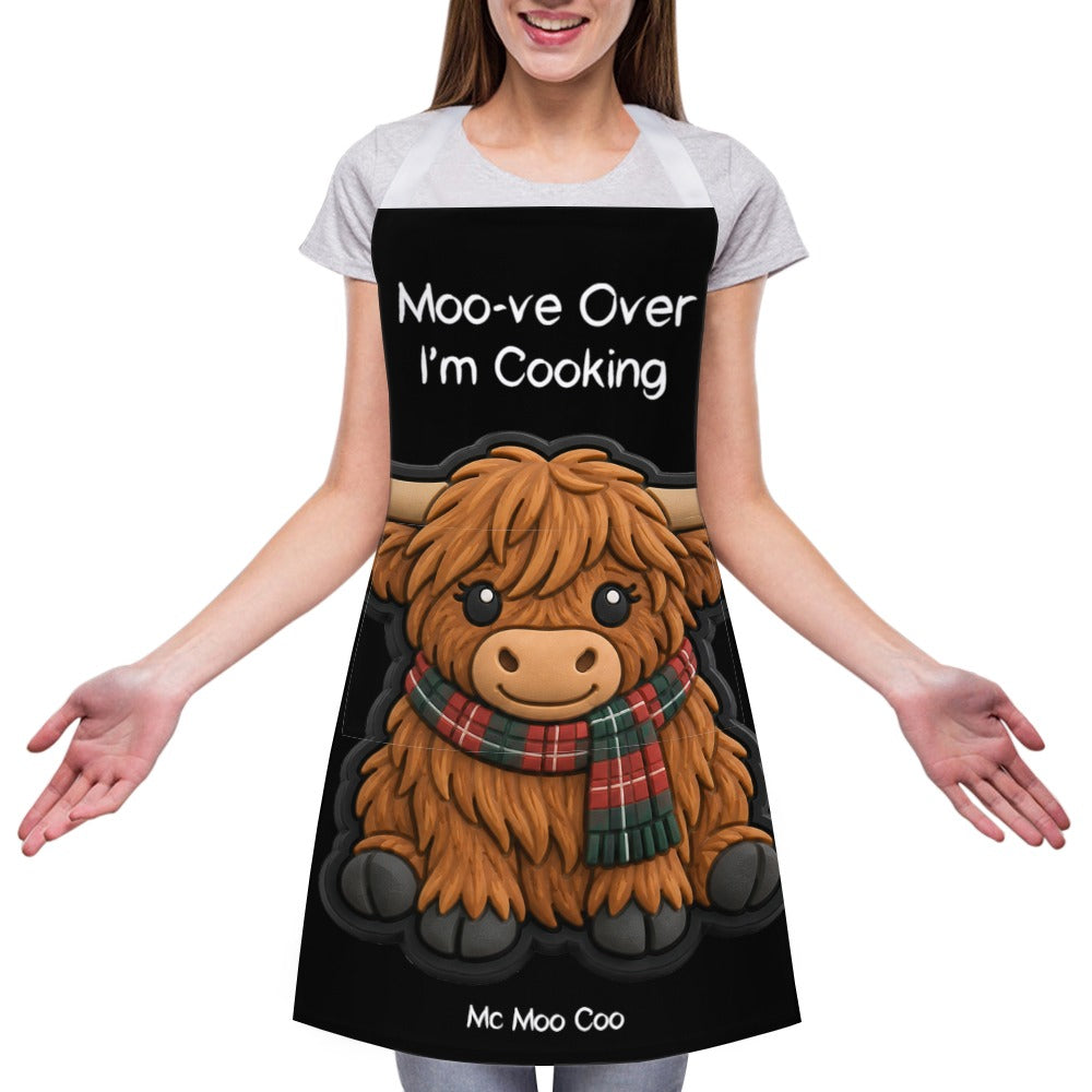 Mc Moo Coo™ “Moo-ve Over, I’m Cooking” Apron