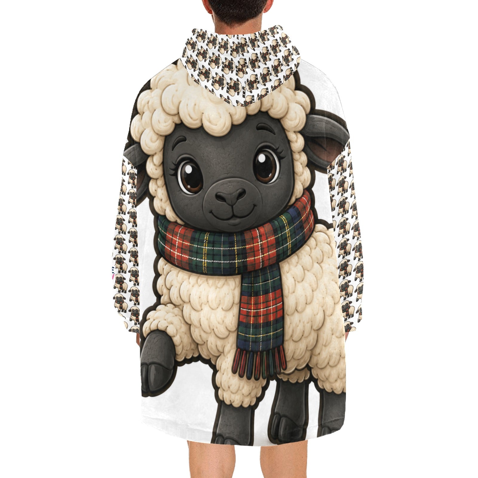 Pure Braw™ Paddy Baa Blanket Hoodie - Adult - 🌍 FREE Worldwide Shipping