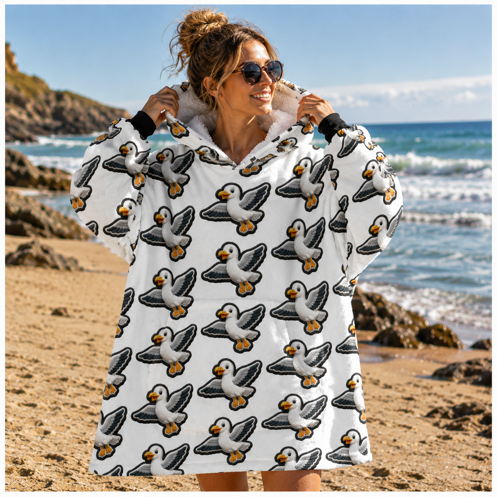 Pure Braw™ Steven Seagull Blanket Hoodie - Adult - 🌍 FREE Worldwide Shipping