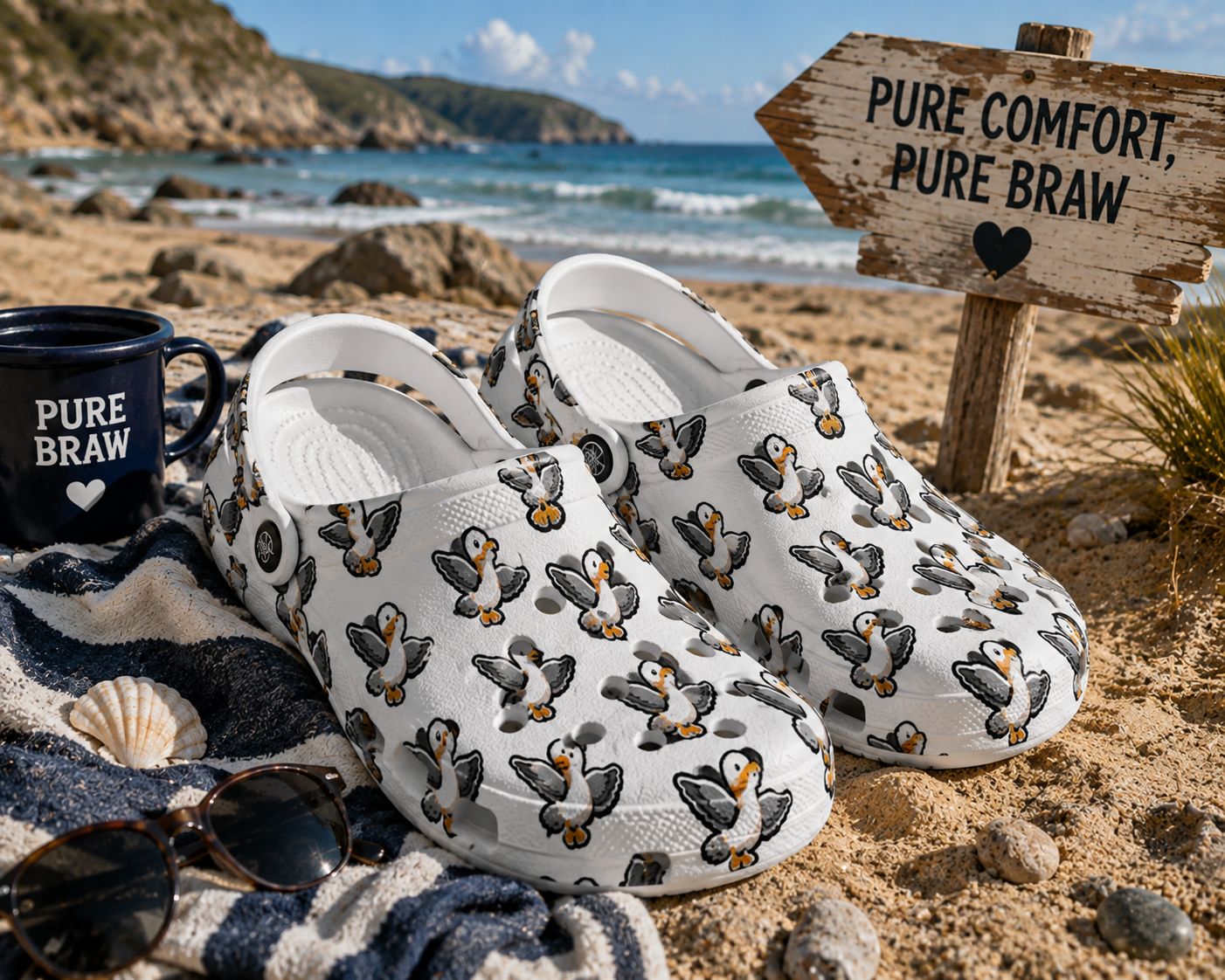 Mr Seagull™ Adult Clogs