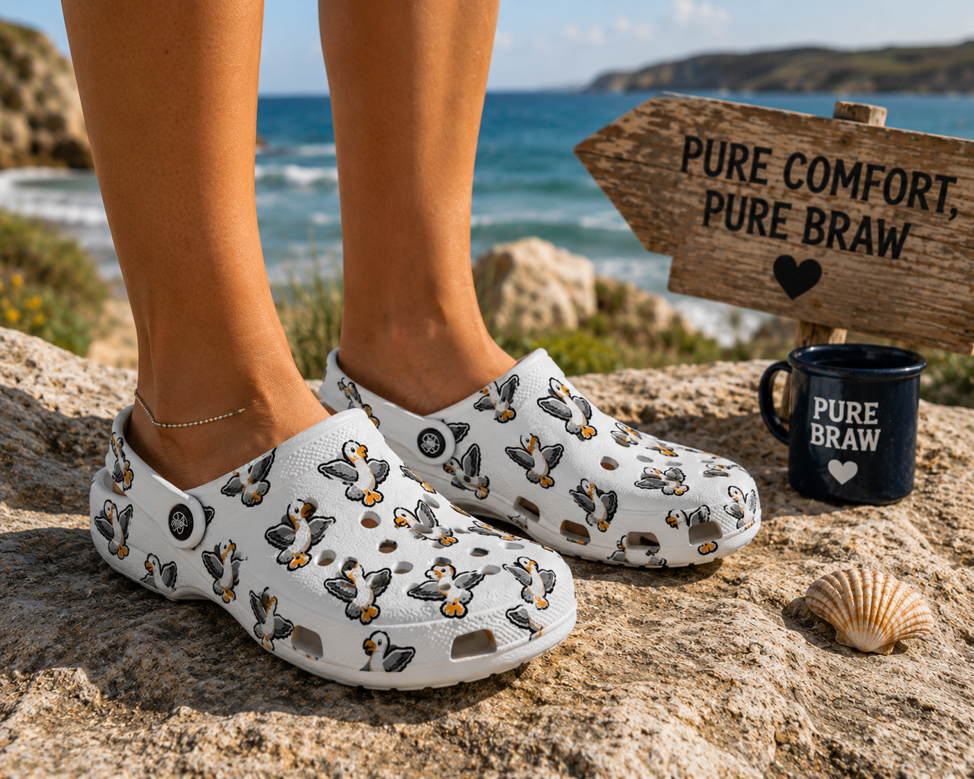 Mr Seagull™ Adult Clogs