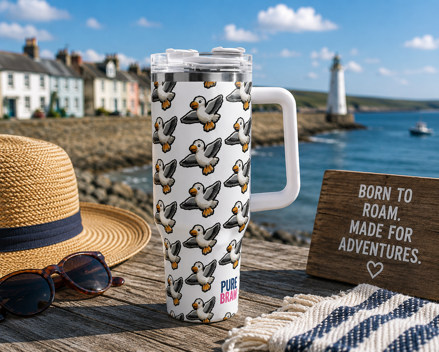 Mr Seagull™ 40oz Travel Mug