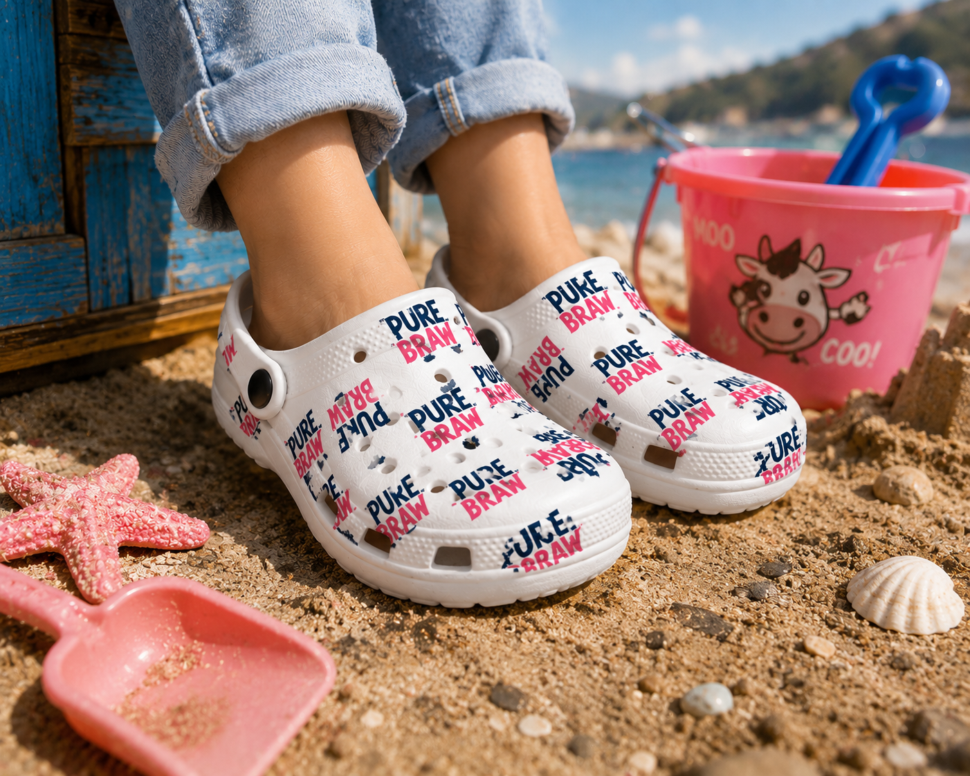 Pure Braw™  Bold Kids Clogs