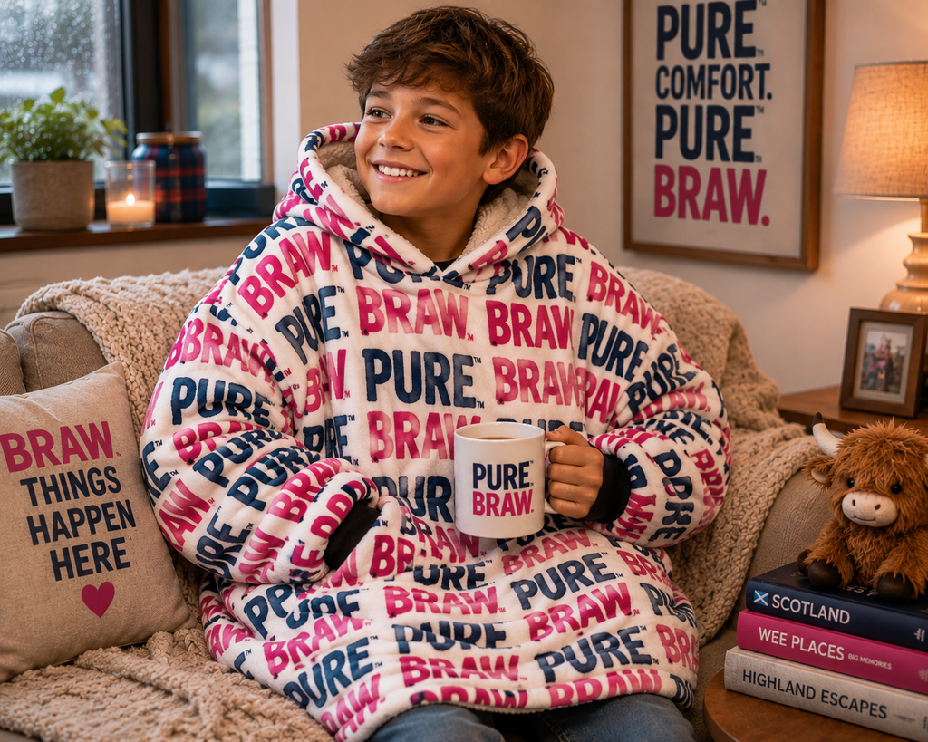 Pure Braw™ Bold - Kids Oversized Blanket Hoodie