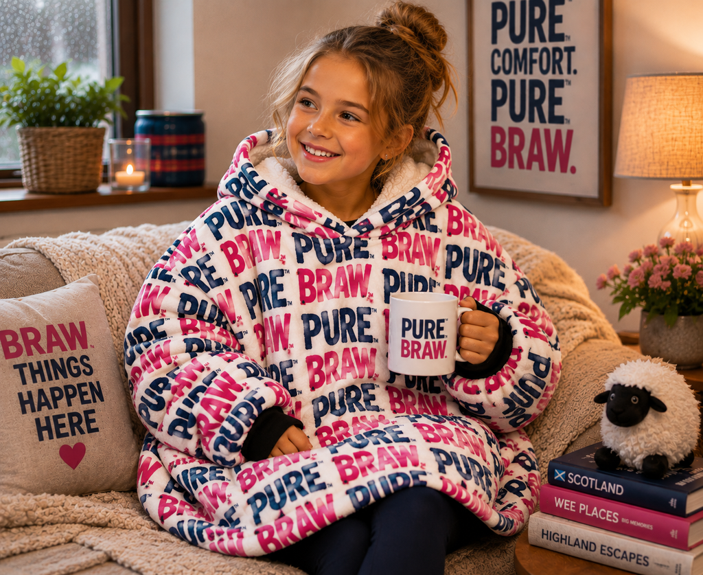 Pure Braw™ Bold - Kids Oversized Blanket Hoodie