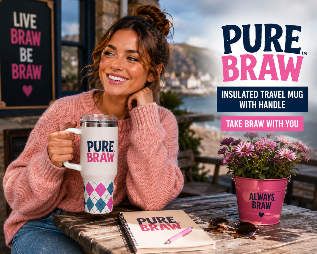 Pure Braw Bold™&nbsp;40oz Stainless Steel Travel Mug