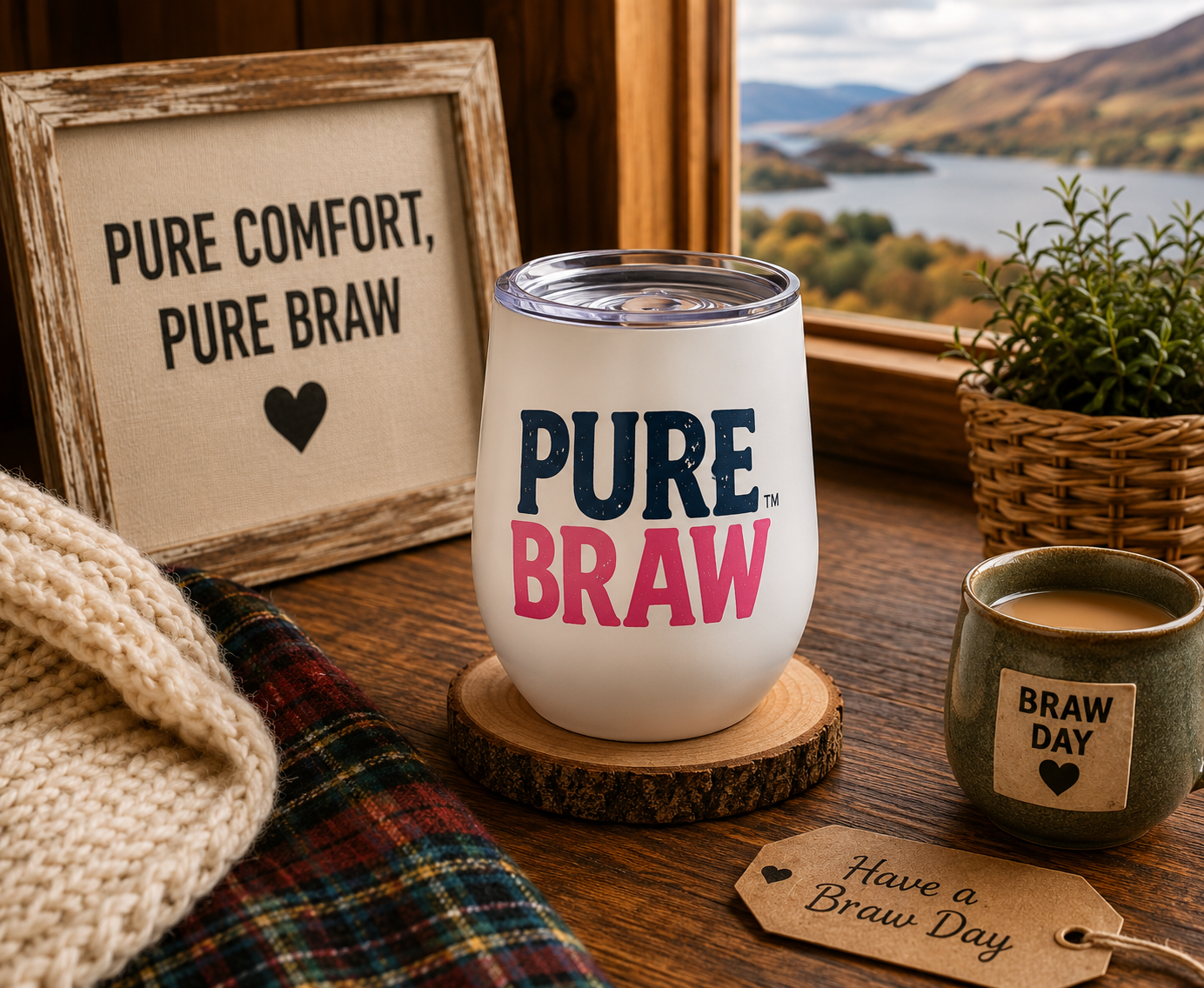 Pure Braw Bold™ 12oz Insulated Cup