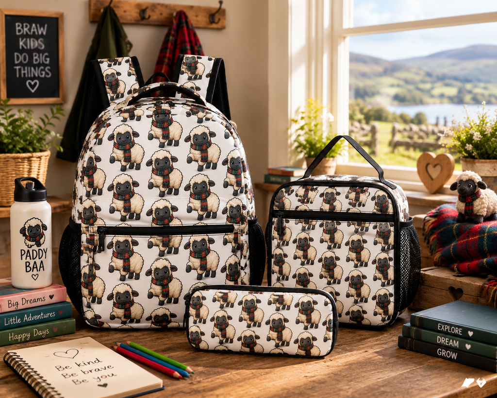 Paddy Baa™ Pattern 3-Piece School Set