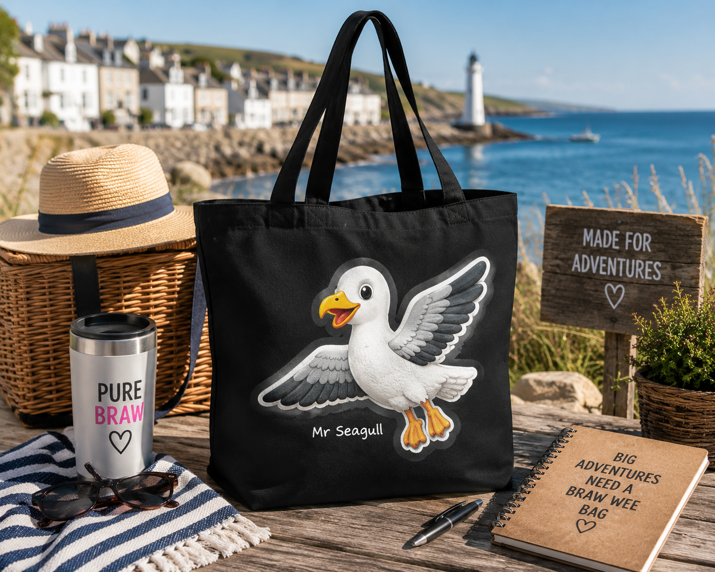Mr Seagull™ Canvas Tote Bag