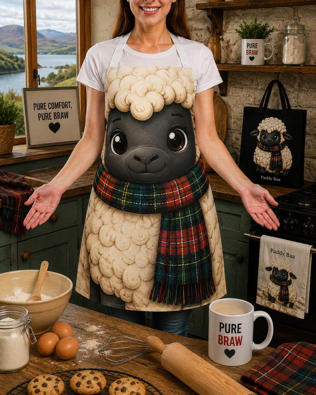 Paddy Baa™ Scottish Sheep Apron