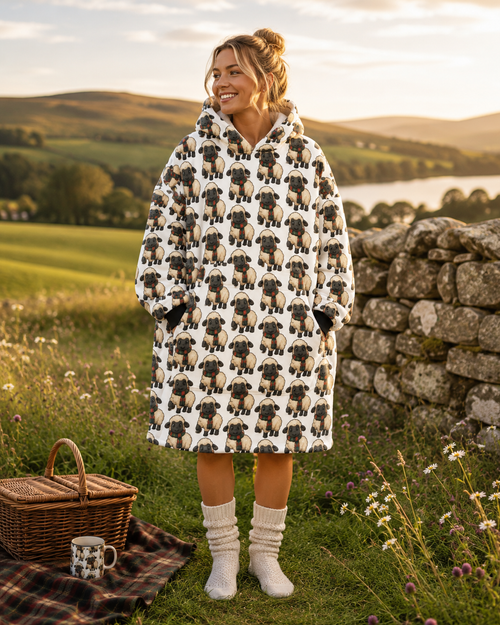 Paddy Baa Blanket Hoodie - Adult