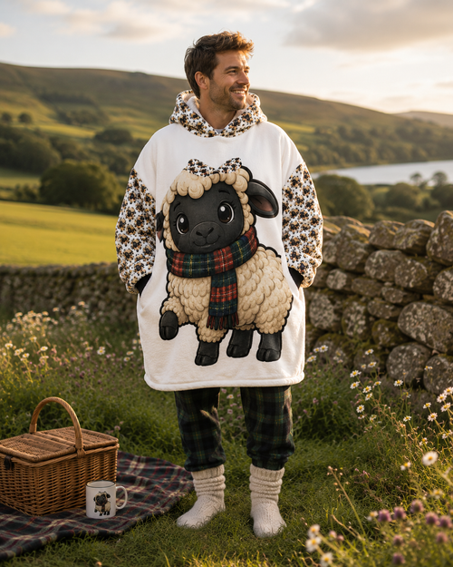 Paddy Baa Blanket Hoodie - Adult