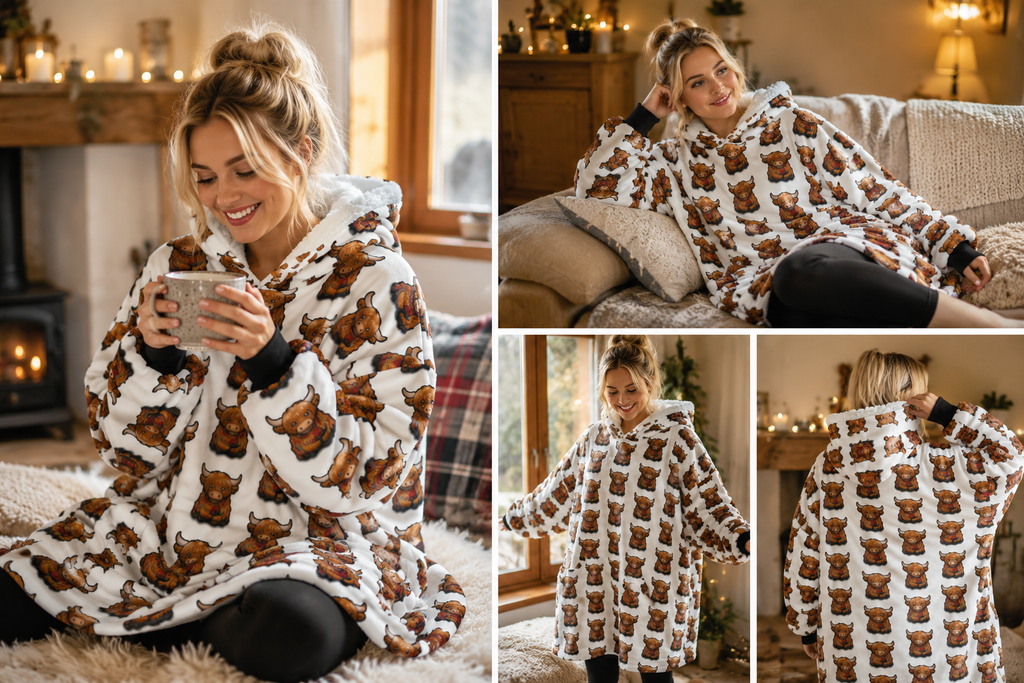 Pure Braw™ Moo Coo Blanket Hoodie - Adult - 🌍 FREE Worldwide Shipping