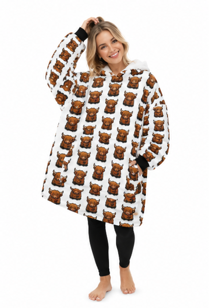 Pure Braw™ Moo Coo Blanket Hoodie - Ladies 🌍 FREE Worldwide Shipping