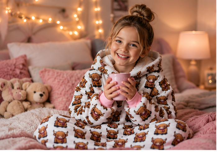 Pure Braw™ Moo Coo Blanket Hoodie - Kids 🌍 FREE Worldwide Shipping
