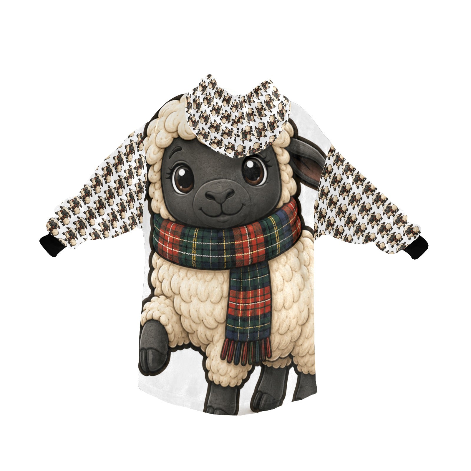 Pure Braw™ Paddy Baa Blanket Hoodie - Adult - 🌍 FREE Worldwide Shipping