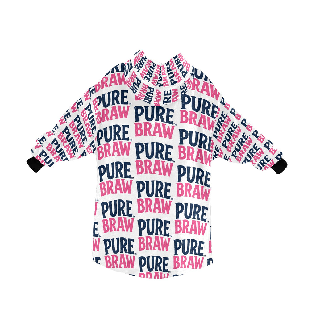 Pure Braw™  Bold Adult Oversized Hoodie Blanket