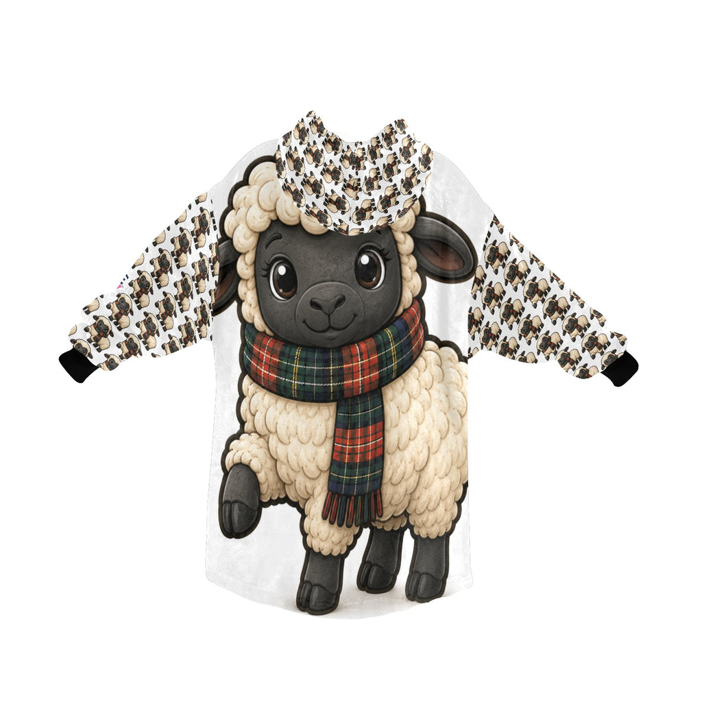 Pure Braw™ Paddy Baa Sheep Blanket Hoodie - Kids 🌍 FREE Worldwide Shipping