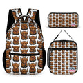 Mc Moo Coo™ 3-Piece School Set – Backpack, Lunch Bag & Pencil Case