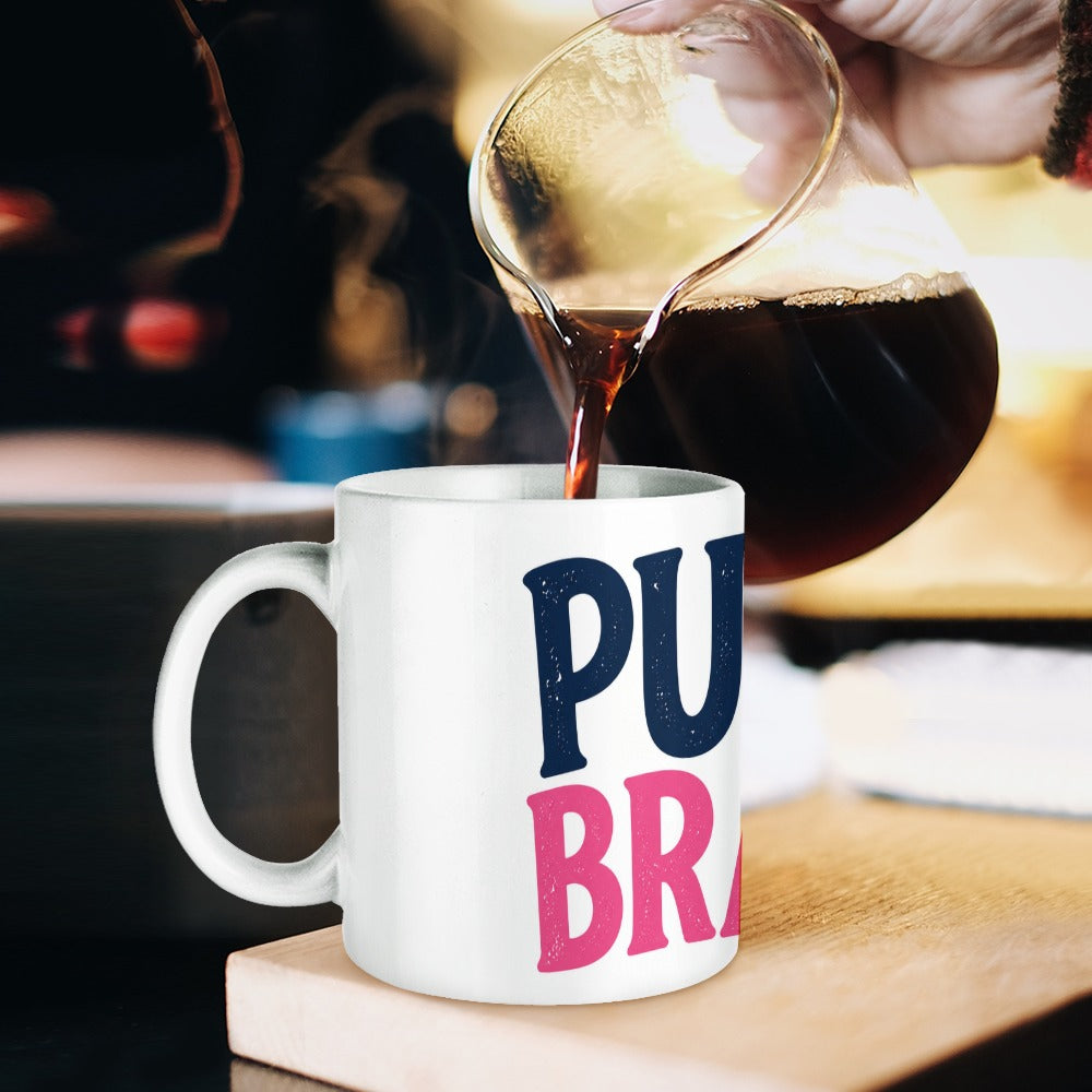 Upgraded full-print white mug