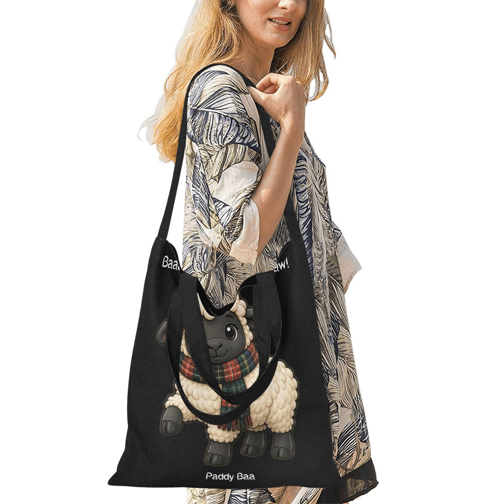 Paddy Baa™ “Baaa-king Something Braw!” Canvas Tote Bag