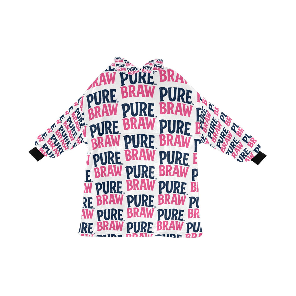 Pure Braw™  Bold Adult Oversized Hoodie Blanket