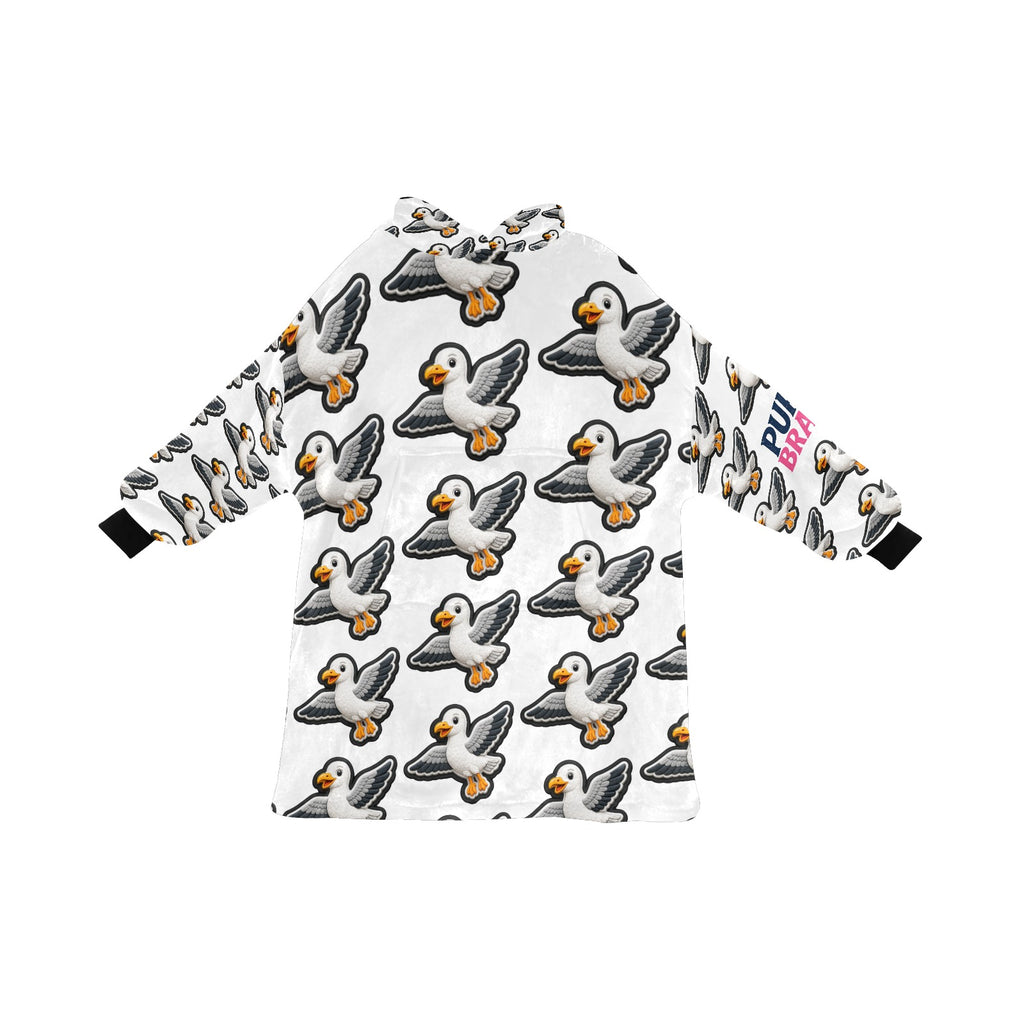 Steven Seagull™ Kids Oversized Hoodie Blanket | Scottish Gift 🌍 FREE Worldwide Shipping