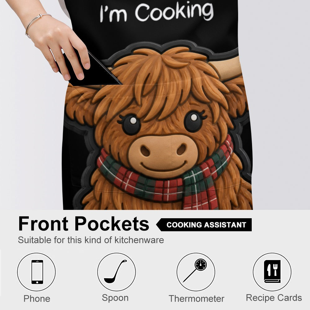 Mc Moo Coo™ “Moo-ve Over, I’m Cooking” Apron