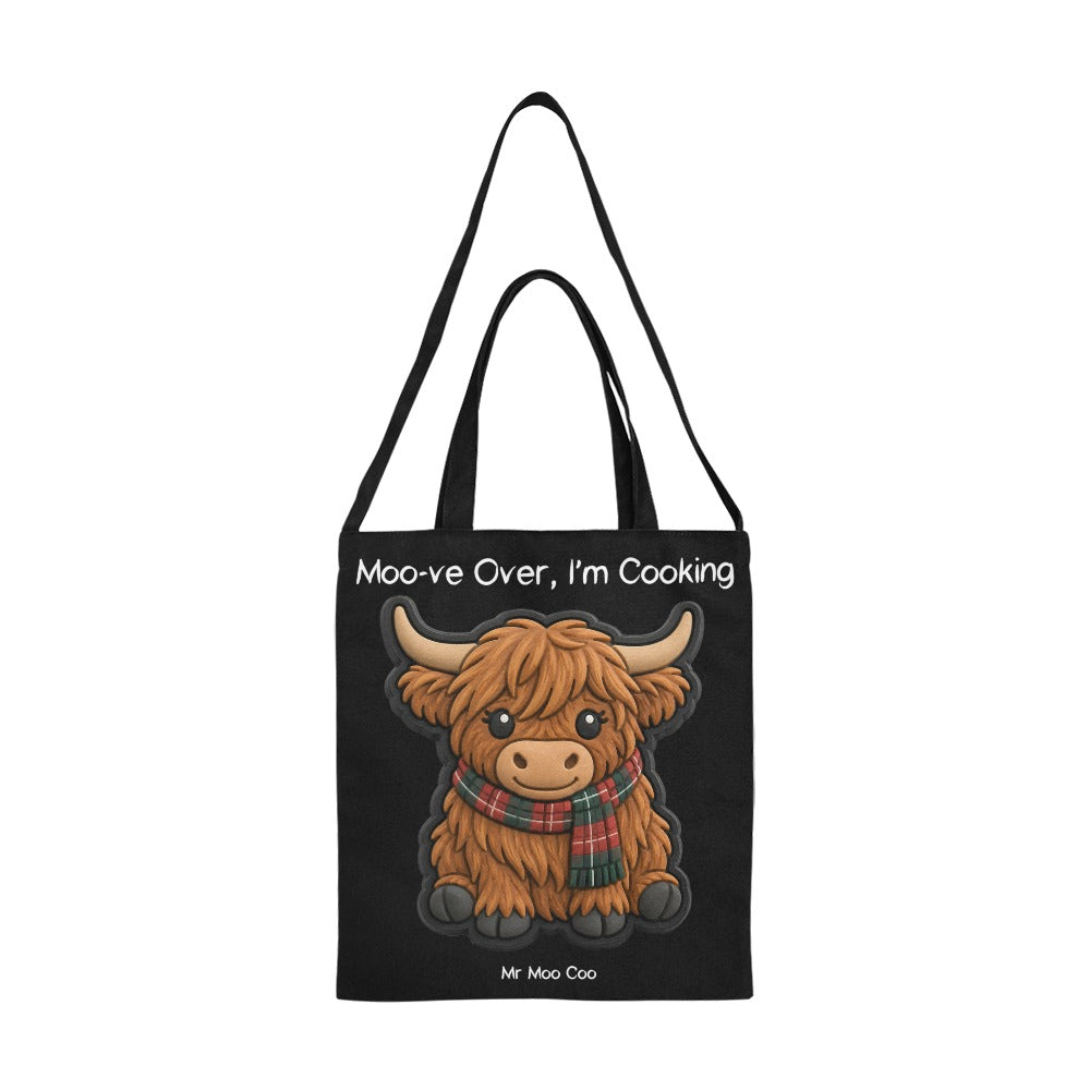 Mc Moo Coo™ Highland Cow Canvas Tote Bag