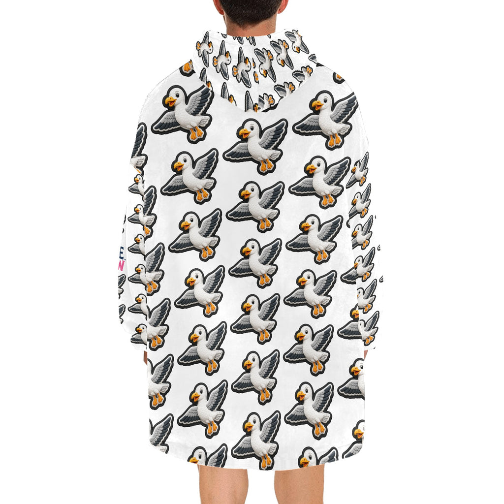Pure Braw™ Steven Seagull Blanket Hoodie - Adult - 🌍 FREE Worldwide Shipping